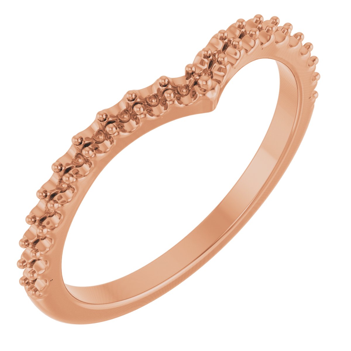 Accented V Contour Band