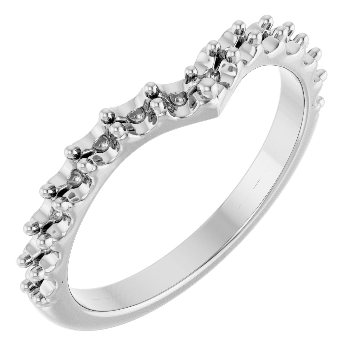 Accented V Contour Band