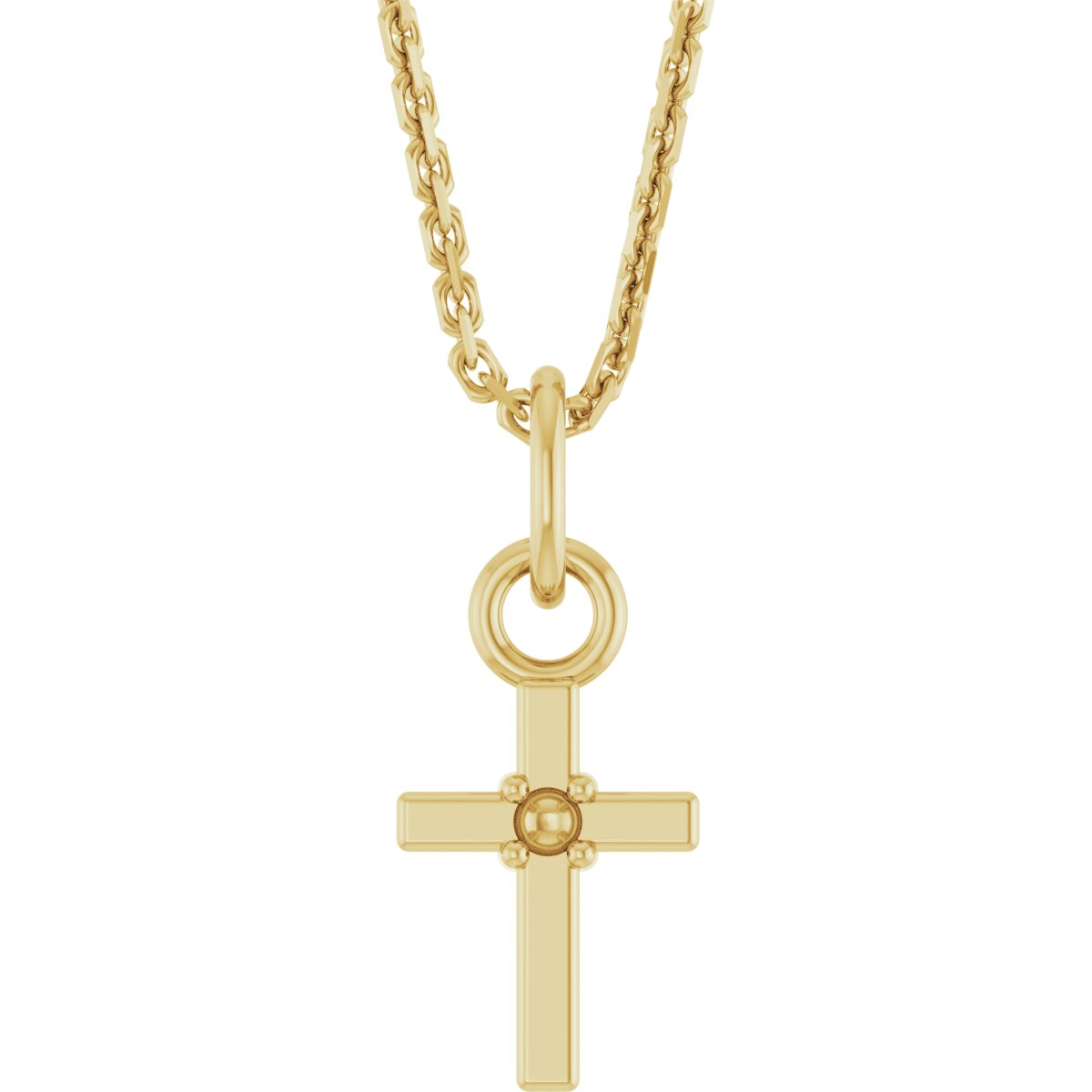 Accented Cross Necklace or Pendant