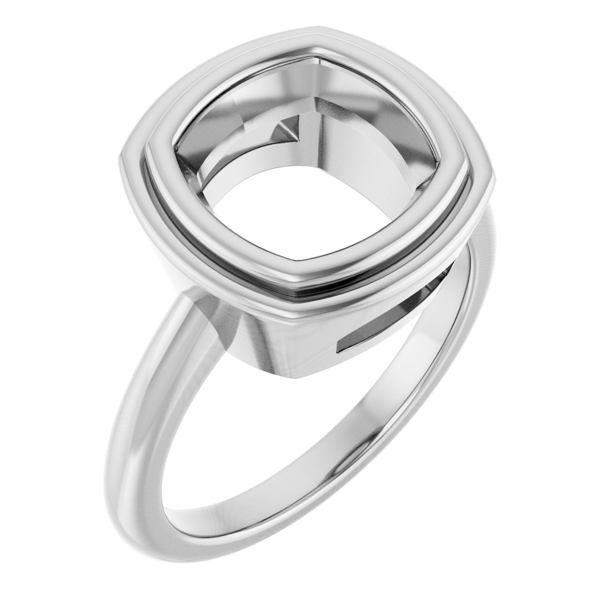 Bezel-Set Solitaire Ring