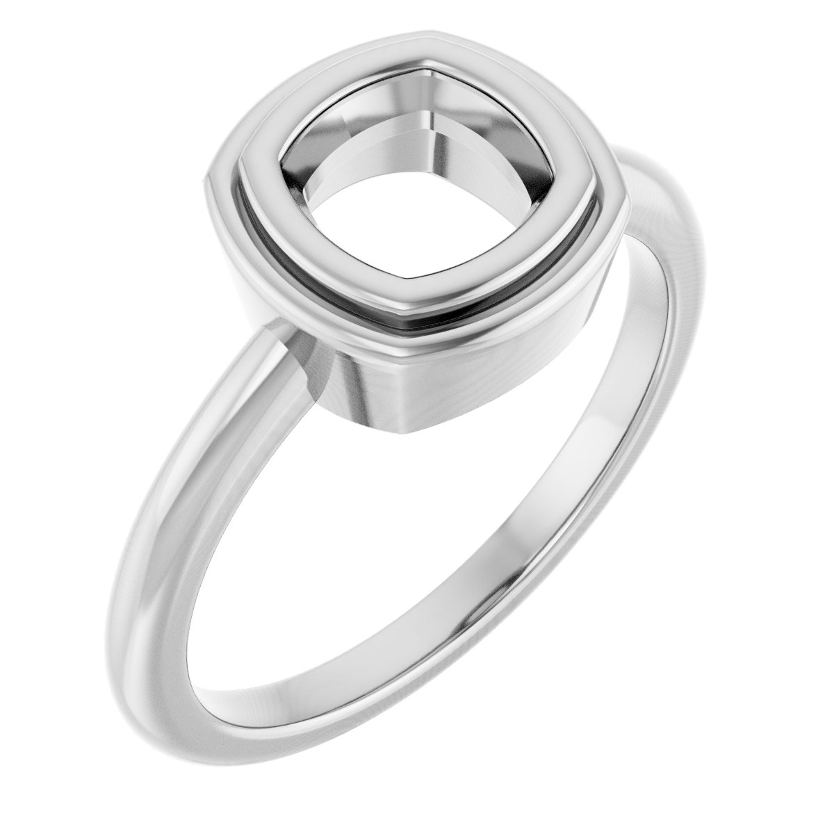 Bezel-Set Solitaire Ring