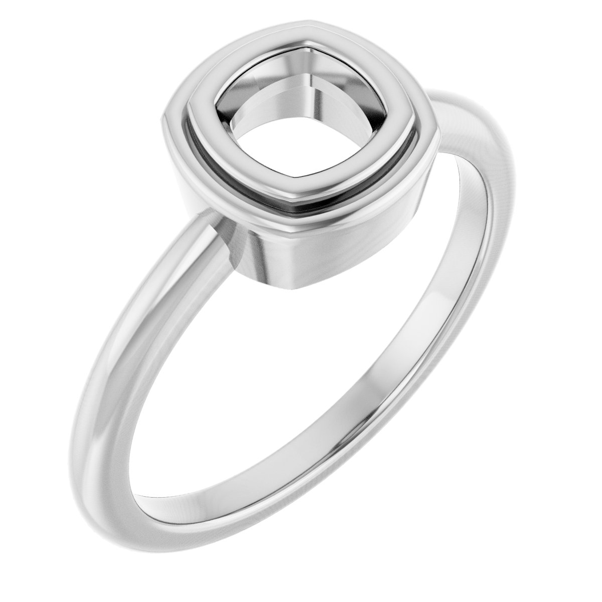Bezel-Set Solitaire Ring