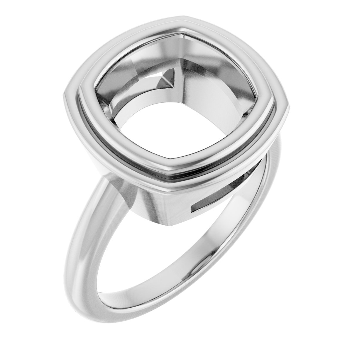 Bezel-Set Solitaire Ring