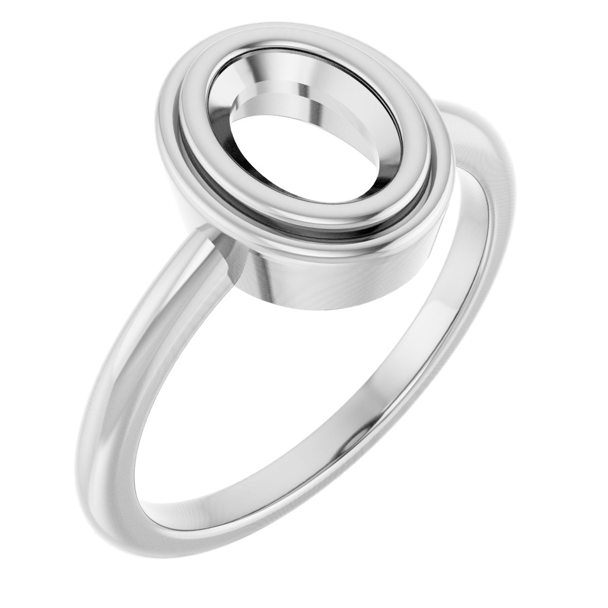 Bezel-Set Solitaire Ring