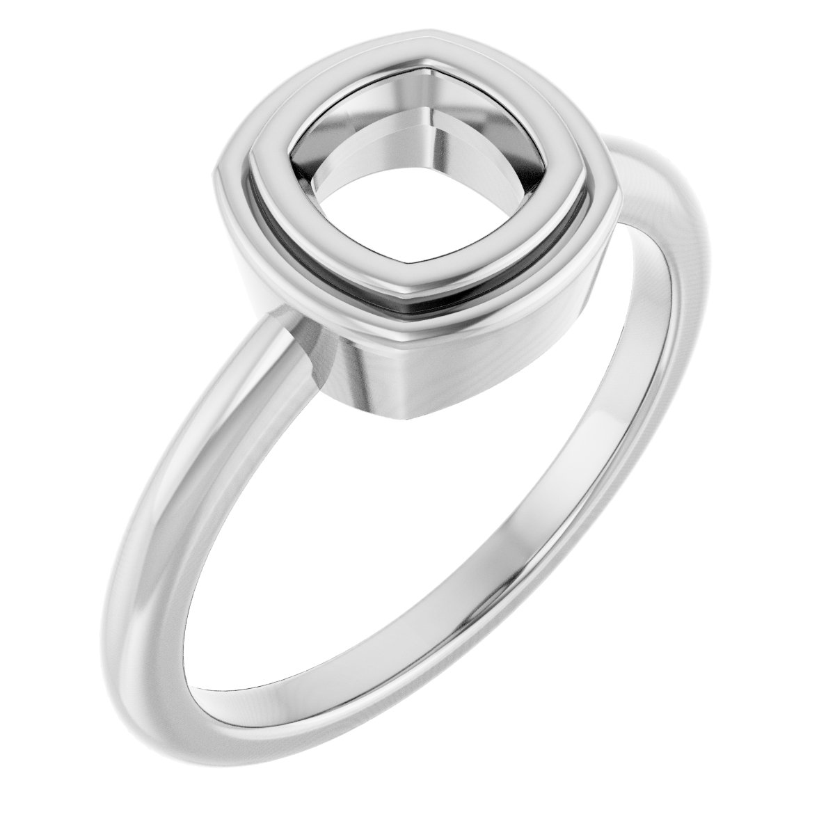 Bezel-Set Solitaire Ring