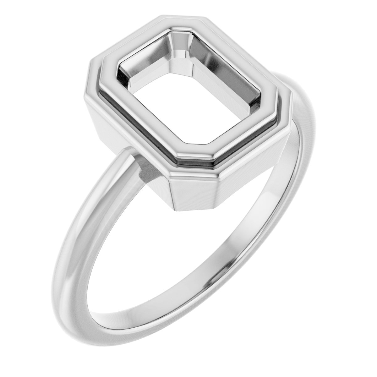 Bezel-Set Solitaire Ring