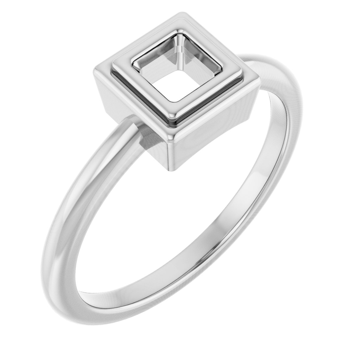 Bezel-Set Solitaire Ring