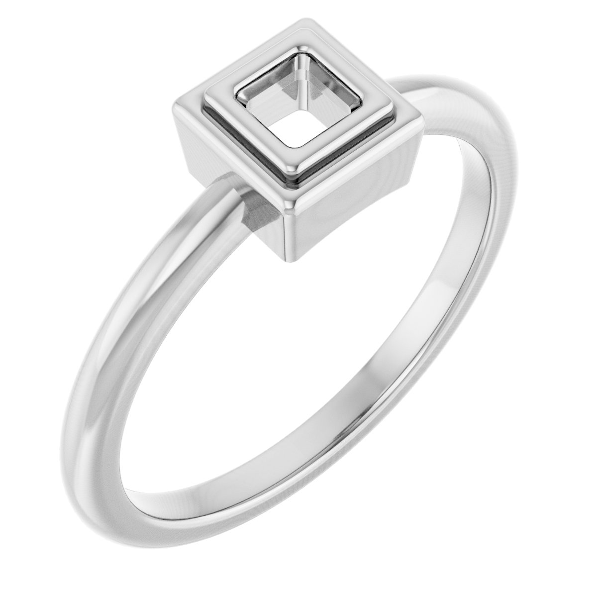 Bezel-Set Solitaire Ring