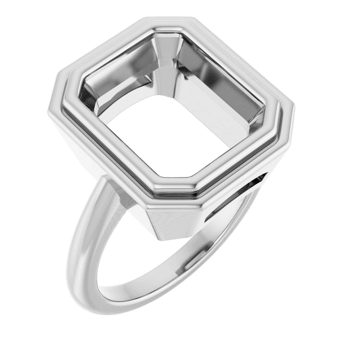 Bezel-Set Solitaire Ring