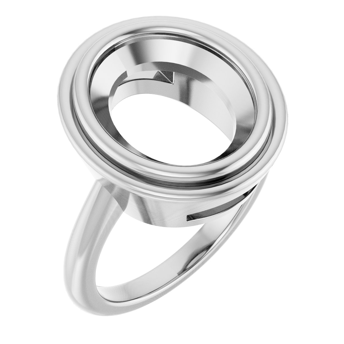 Bezel-Set Solitaire Ring