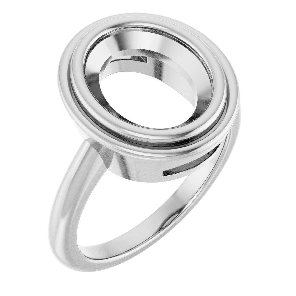 Bezel-Set Solitaire Ring