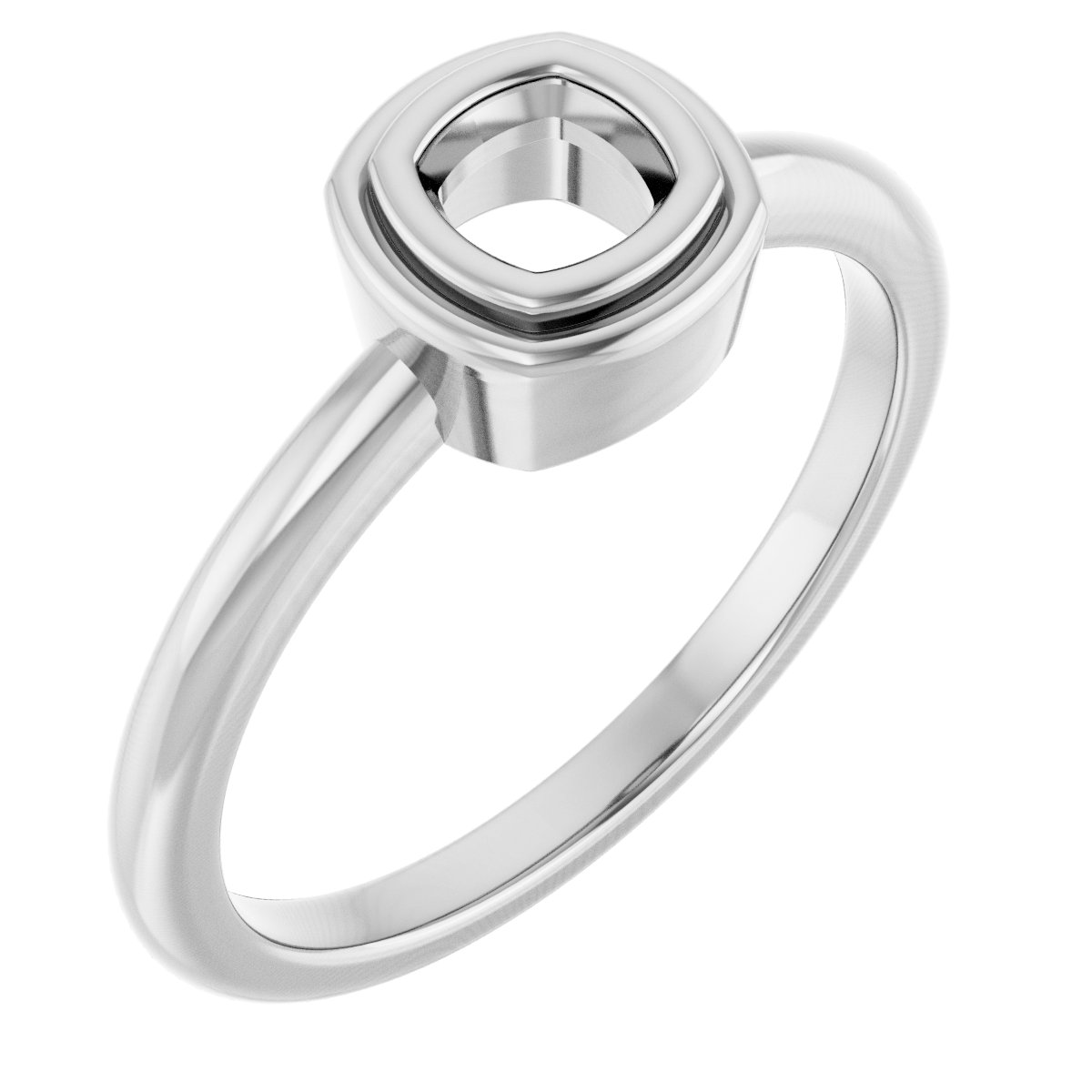 Bezel-Set Solitaire Ring