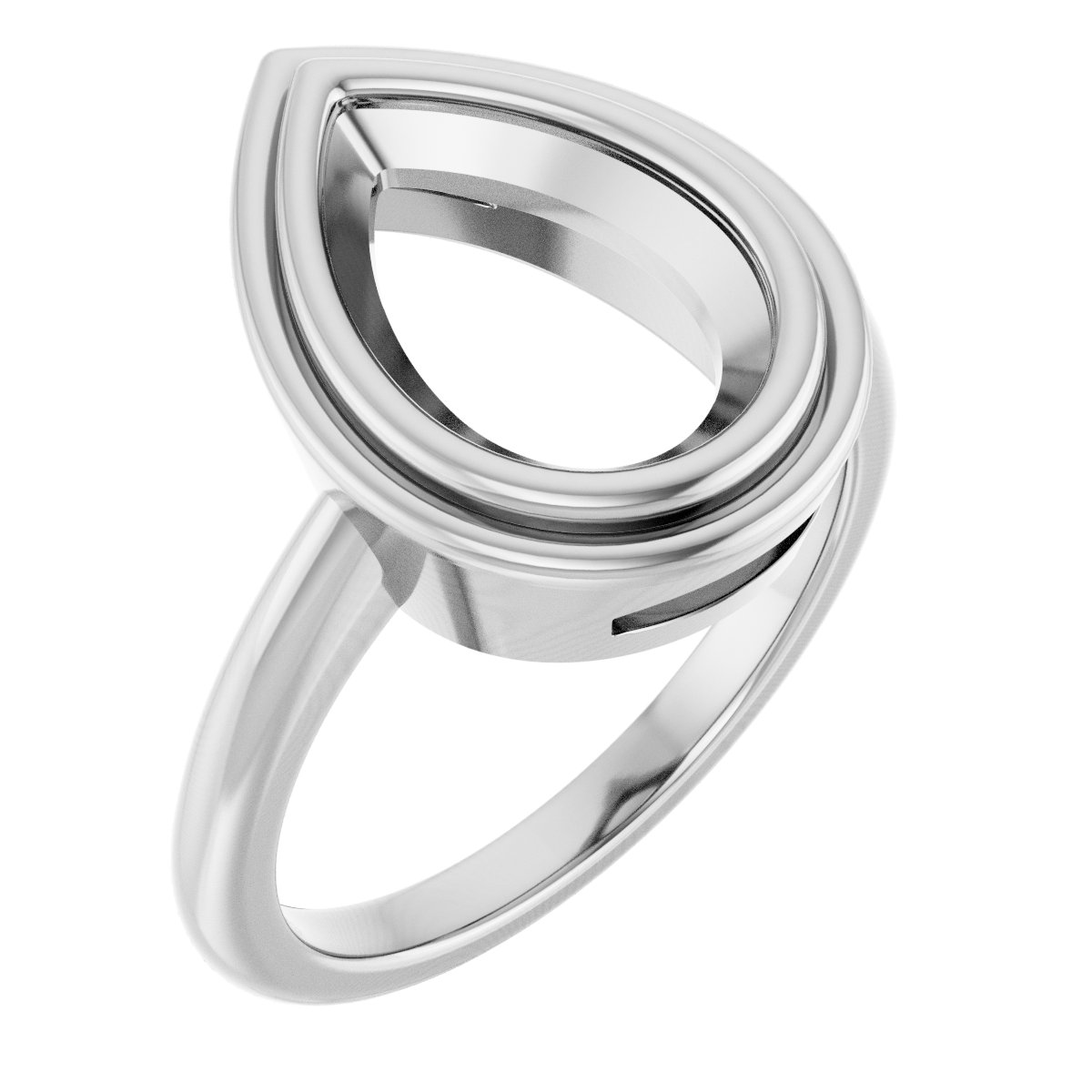 Bezel-Set Solitaire Ring