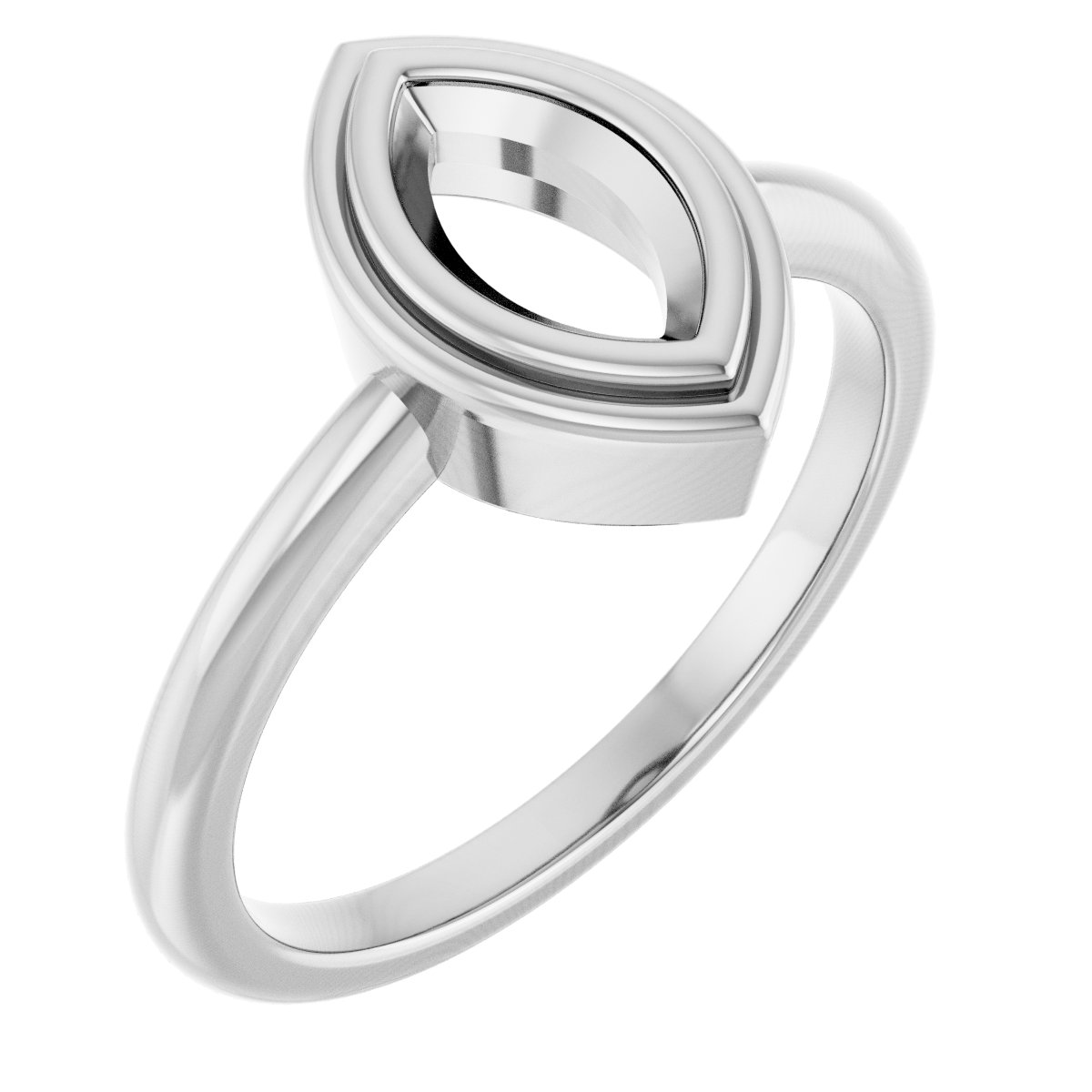 Bezel-Set Solitaire Ring