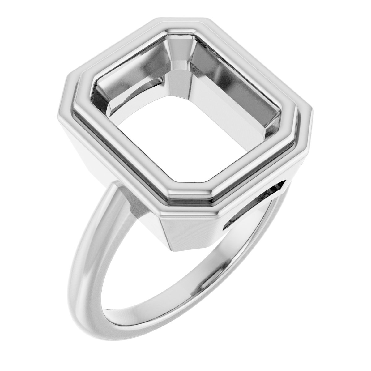 Bezel-Set Solitaire Ring