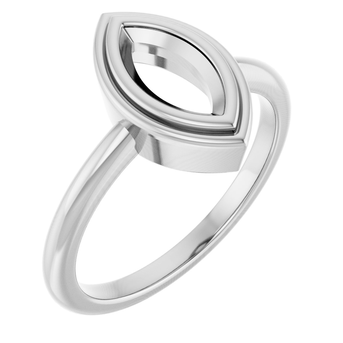 Bezel-Set Solitaire Ring