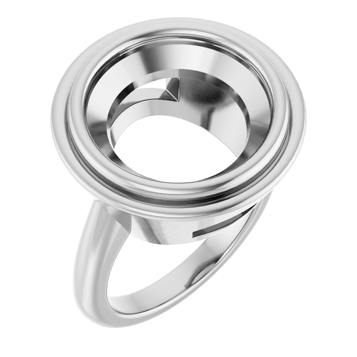 Bezel-Set Solitaire Ring