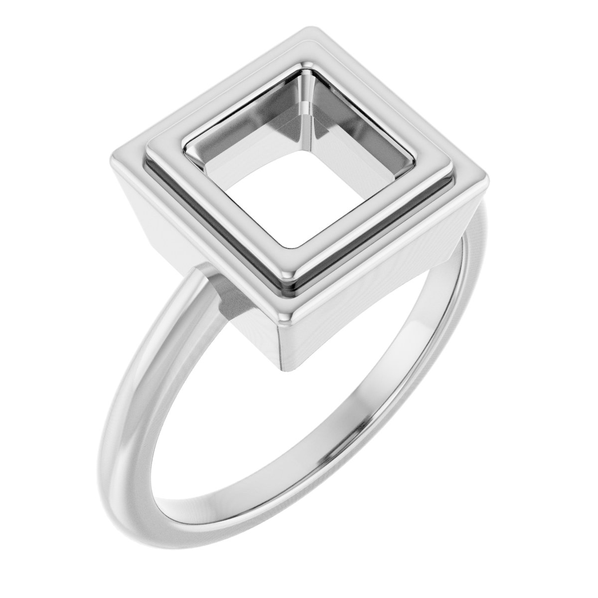 Bezel-Set Solitaire Ring