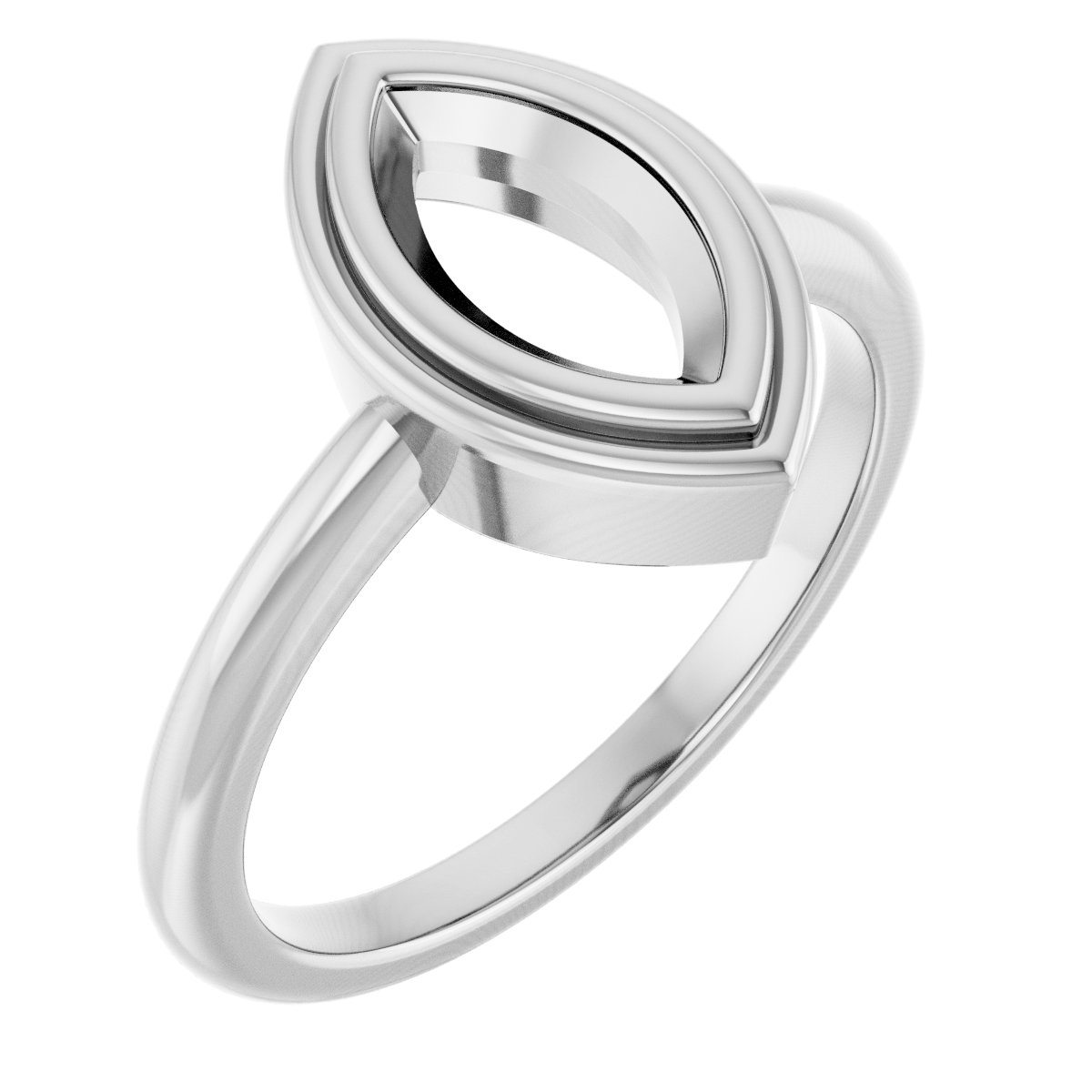 Bezel-Set Solitaire Ring