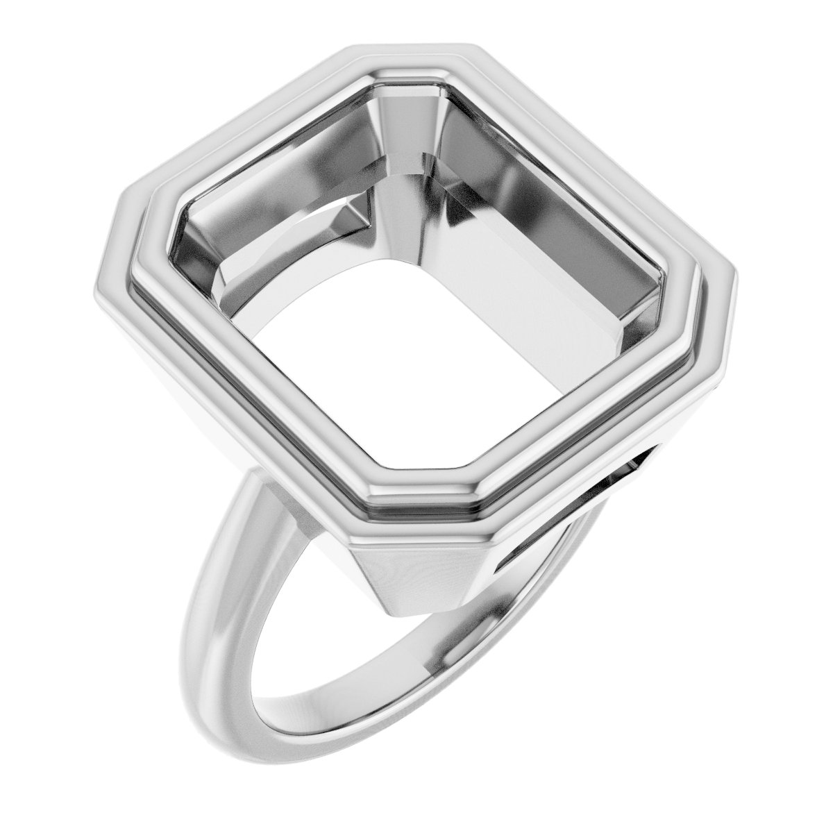 Bezel-Set Solitaire Ring