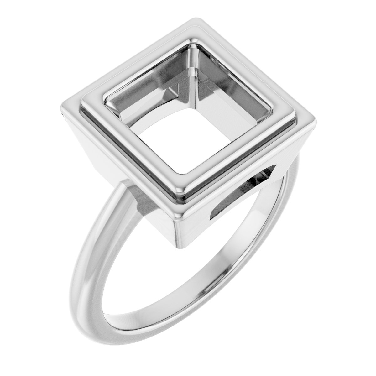 Bezel-Set Solitaire Ring
