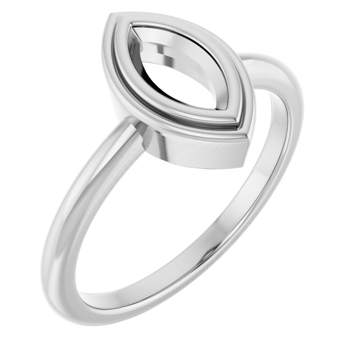 Bezel-Set Solitaire Ring