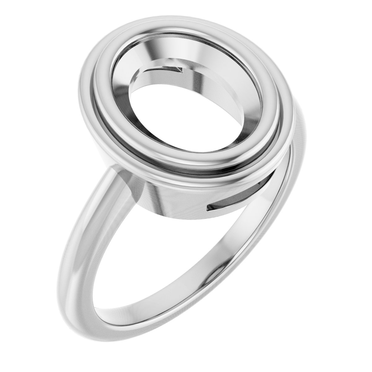 Bezel-Set Solitaire Ring