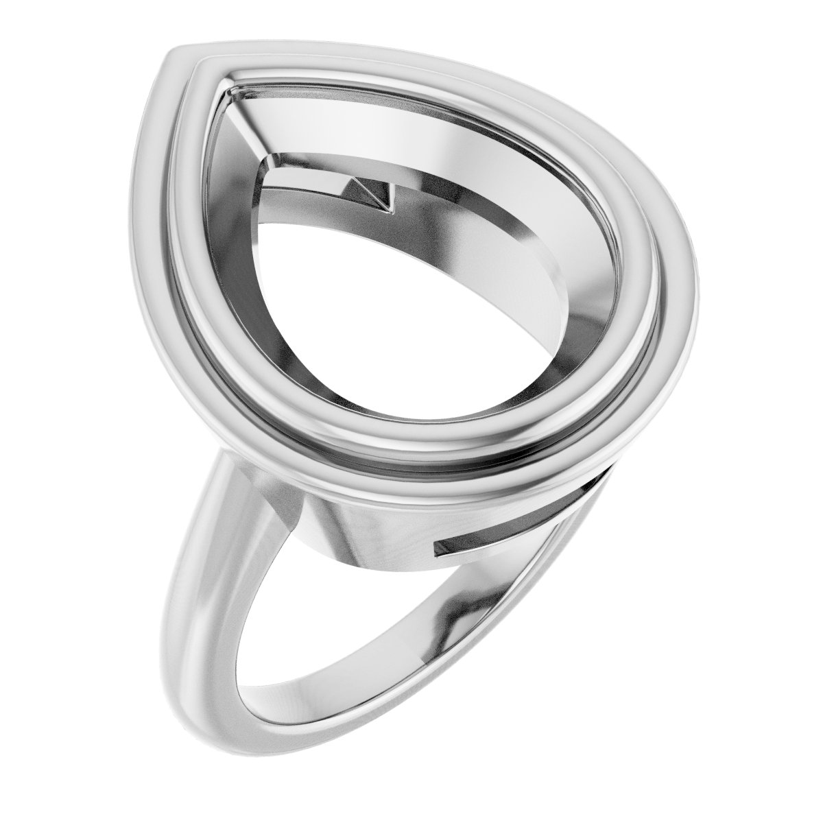 Bezel-Set Solitaire Ring