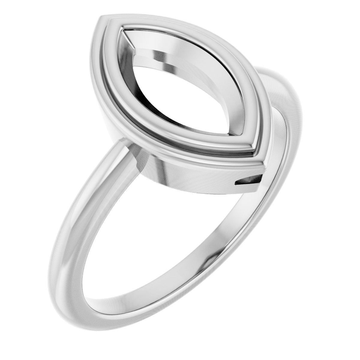 Bezel-Set Solitaire Ring