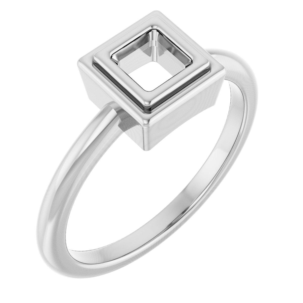 Bezel-Set Solitaire Ring