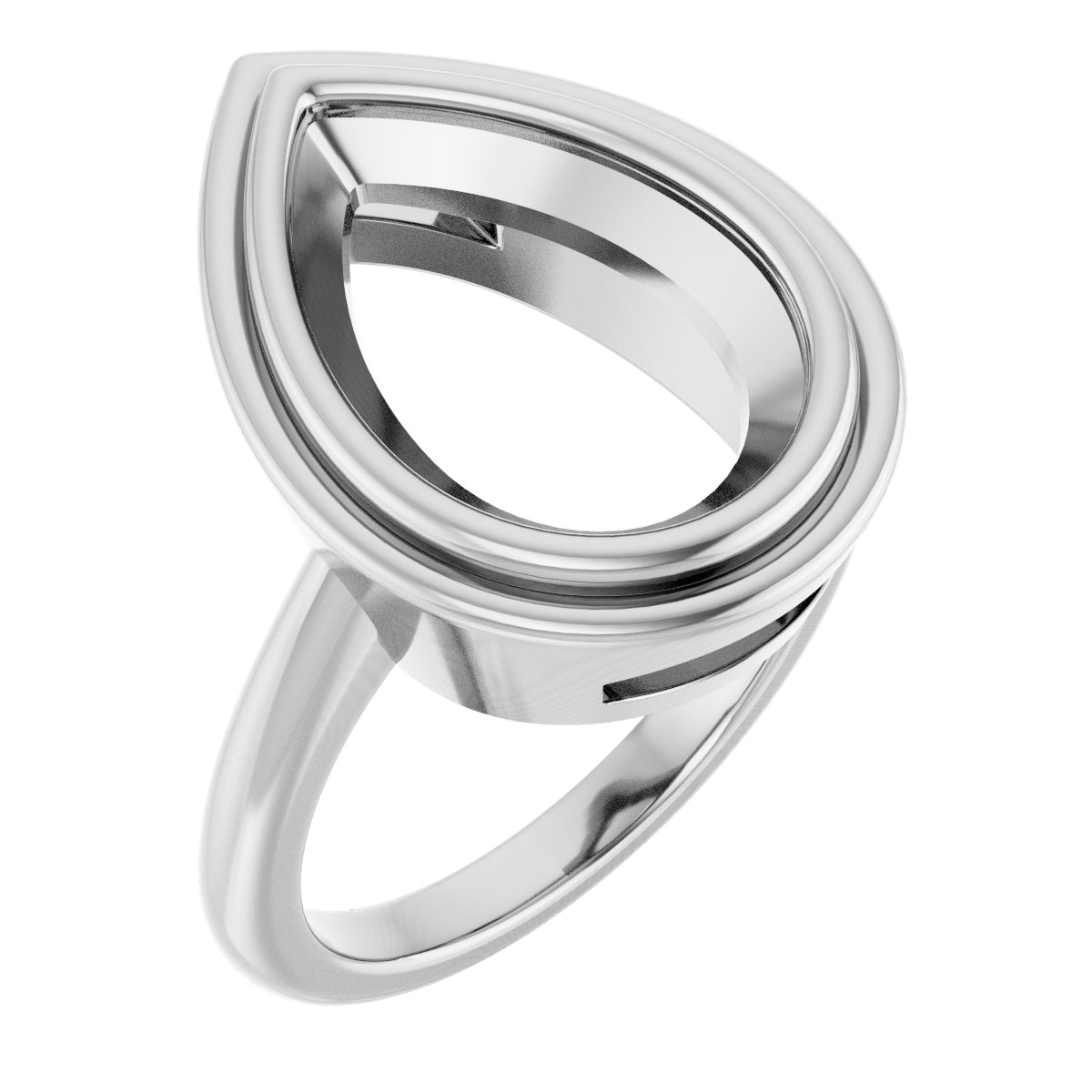Bezel-Set Solitaire Ring