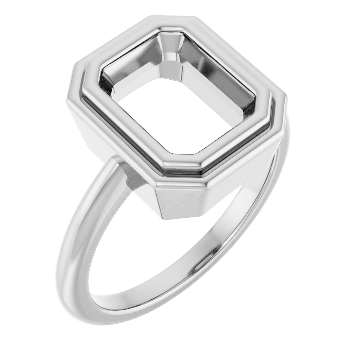Bezel-Set Solitaire Ring