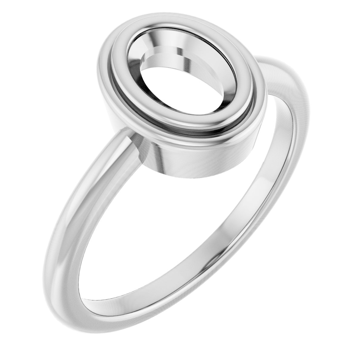 Bezel-Set Solitaire Ring