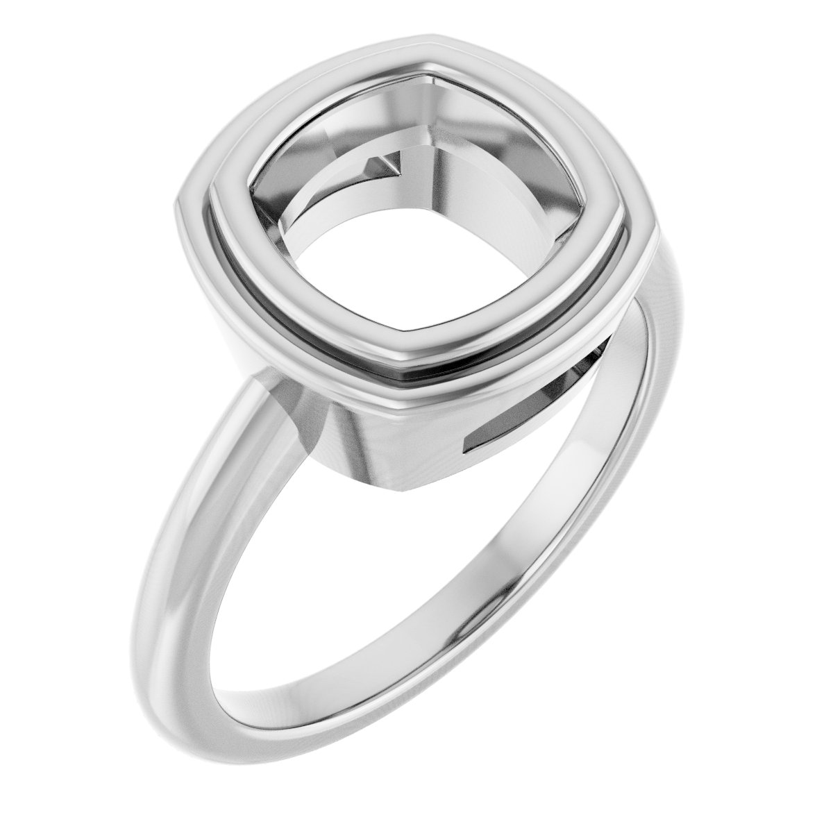 Bezel-Set Solitaire Ring