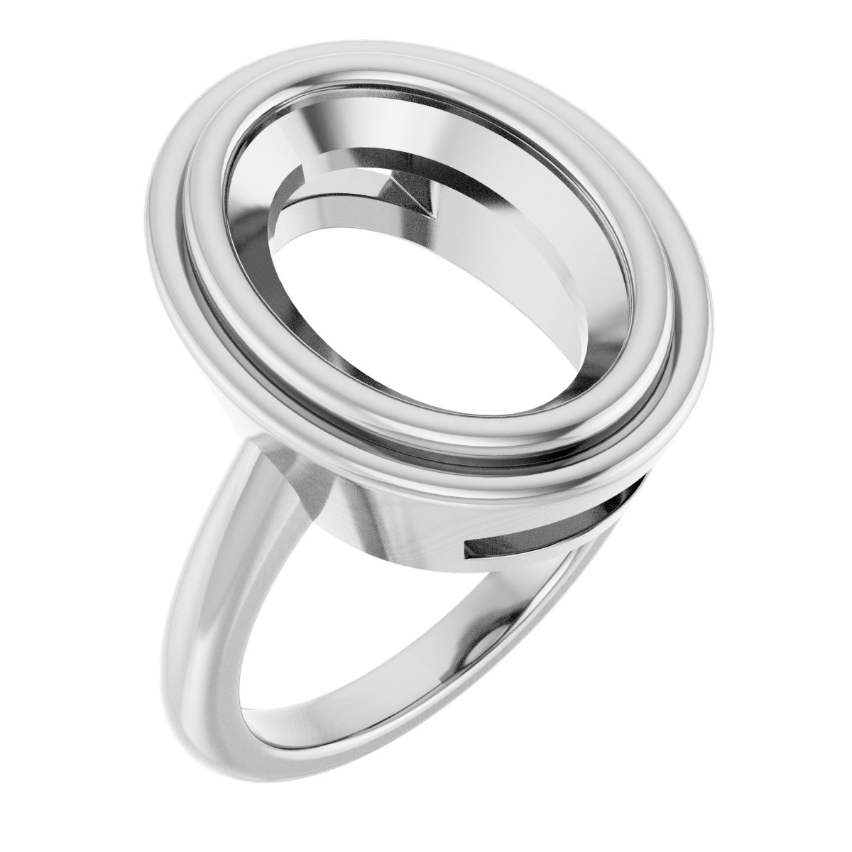 Bezel-Set Solitaire Ring