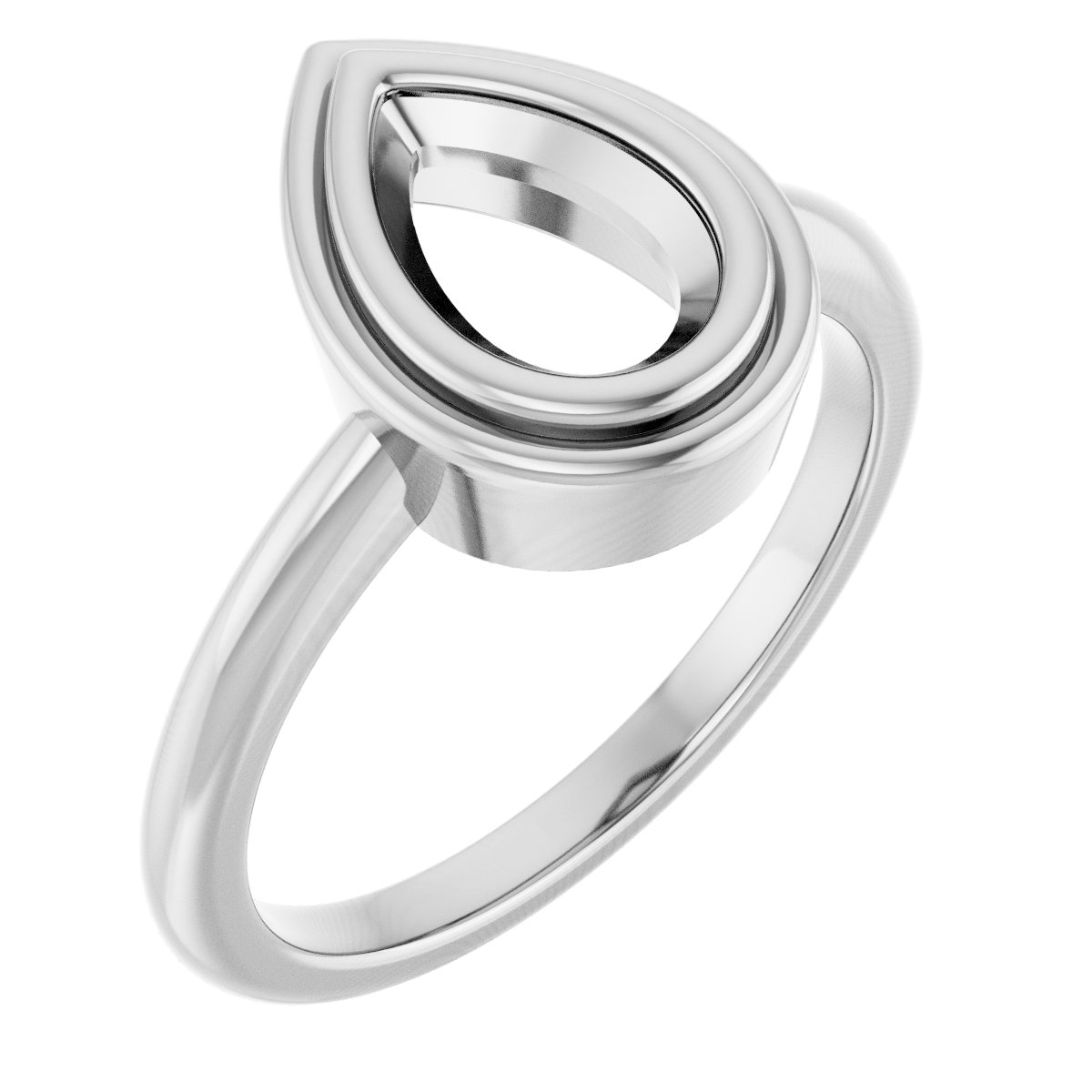 Bezel-Set Solitaire Ring