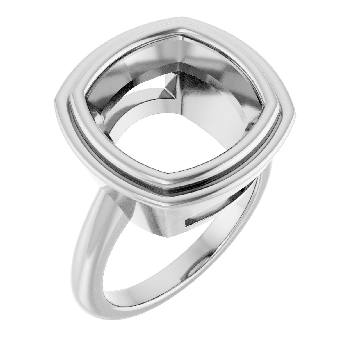Bezel-Set Solitaire Ring