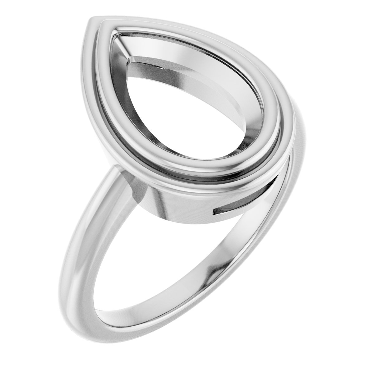 Bezel-Set Solitaire Ring
