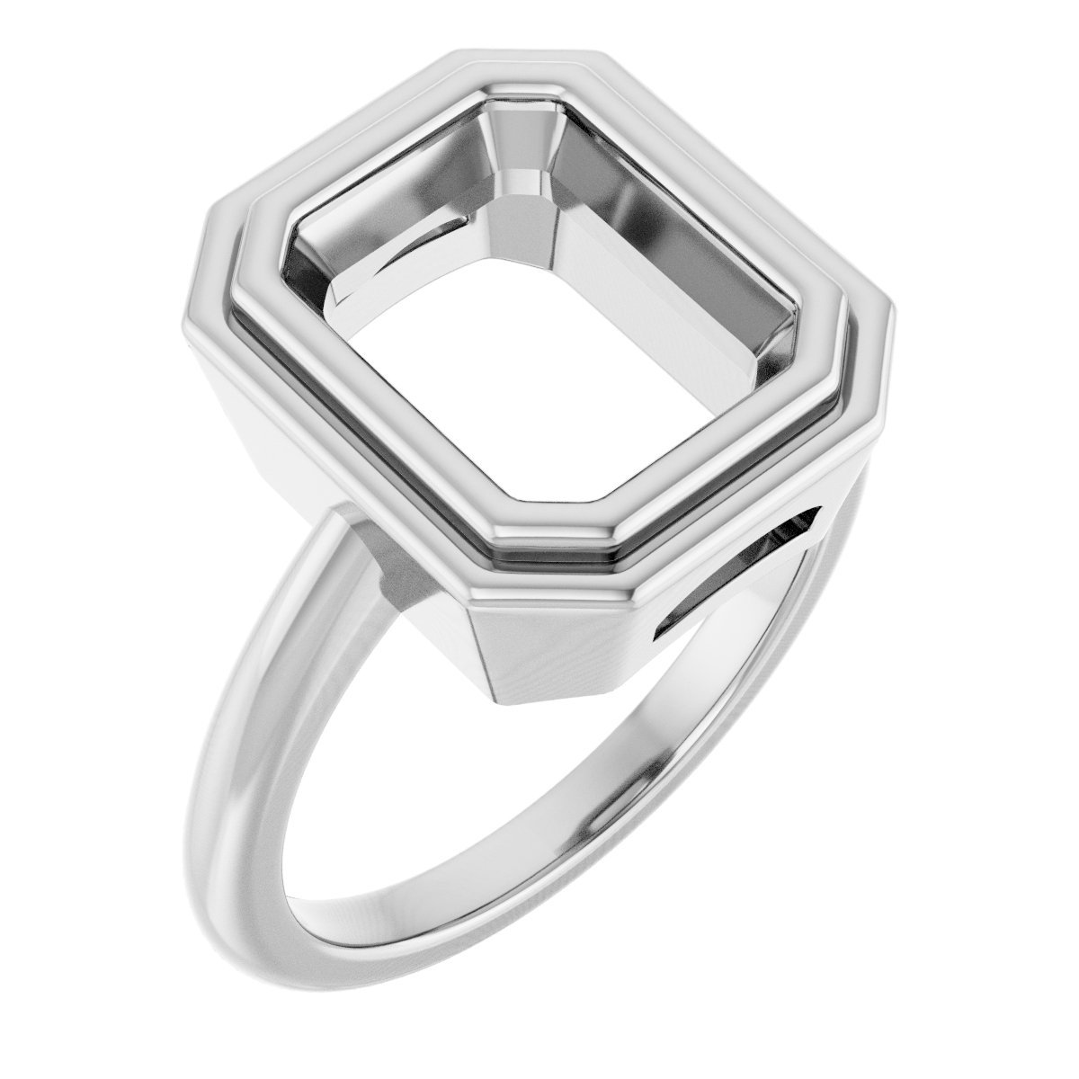Bezel-Set Solitaire Ring