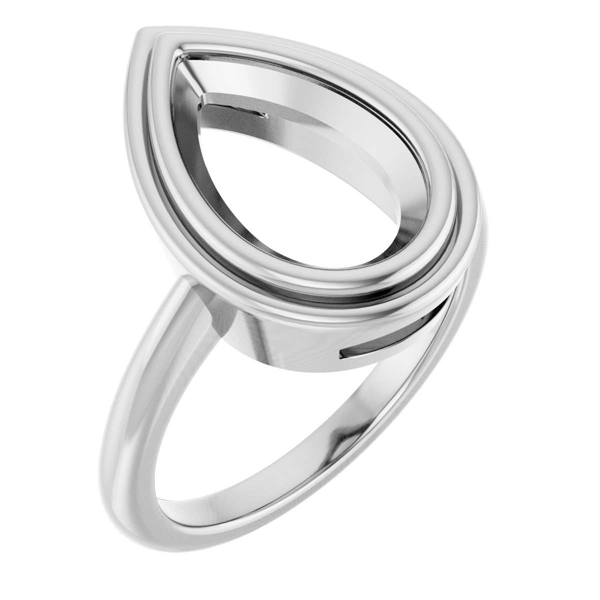 Bezel-Set Solitaire Ring