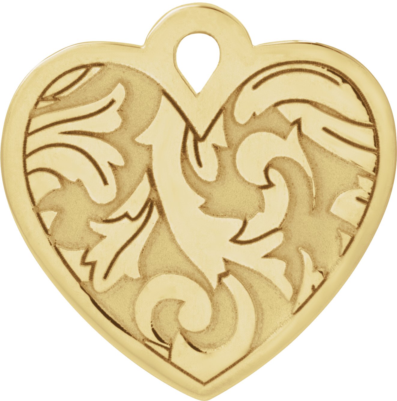 Floral Heart Dangle