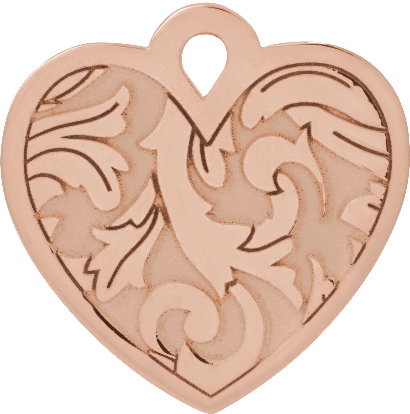 Floral Heart Dangle