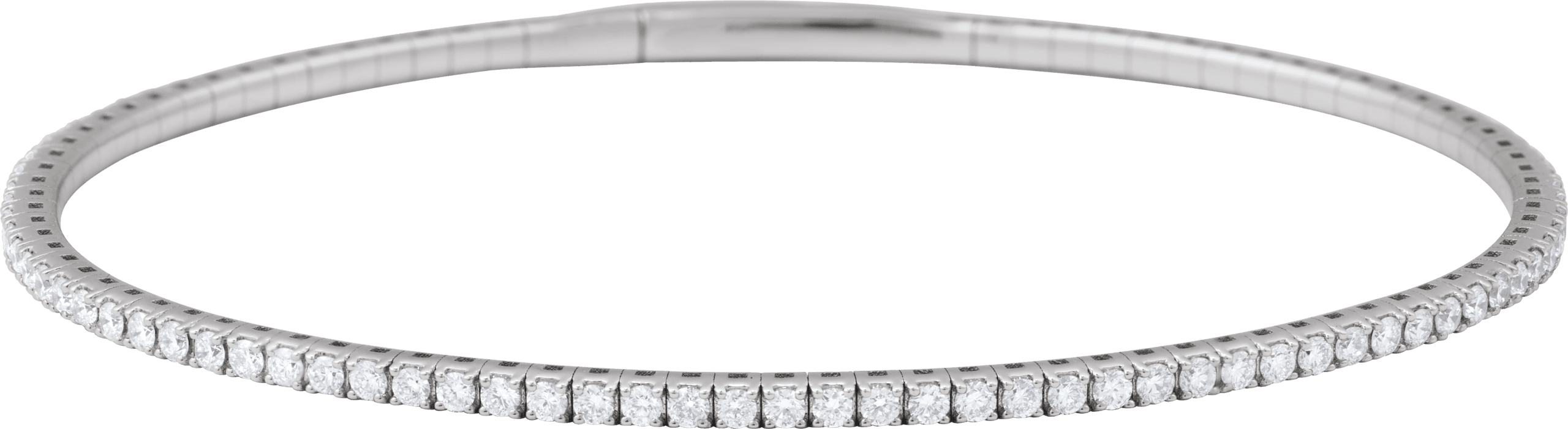 Diamond Flexible Bangle Bracelet
