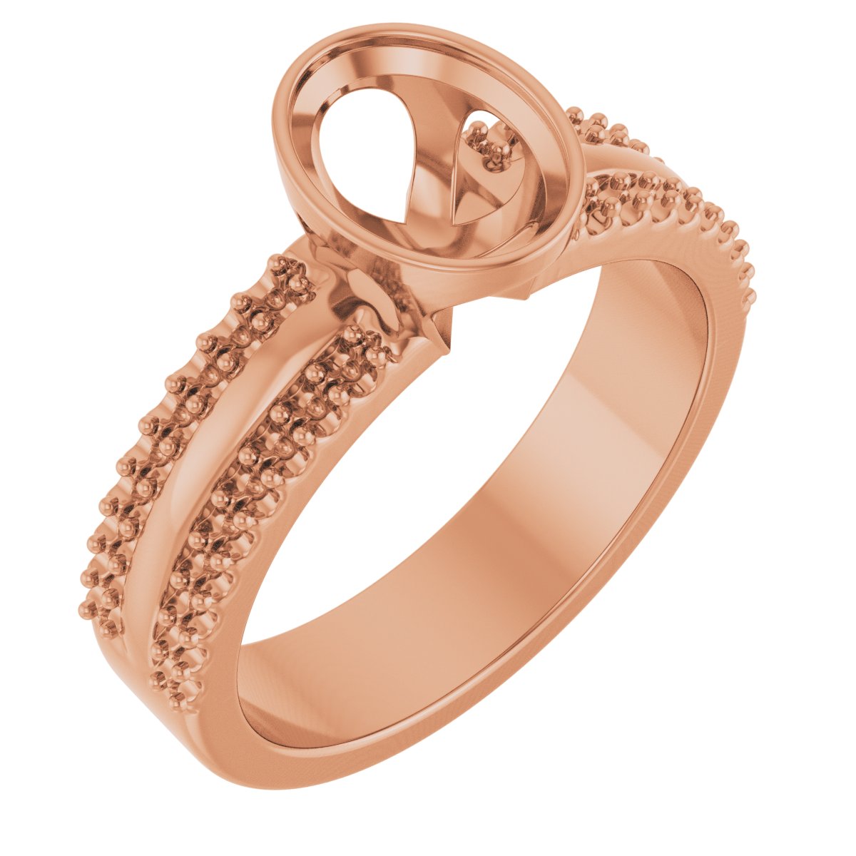 Bezel-Set Accented Engagement Ring or Band