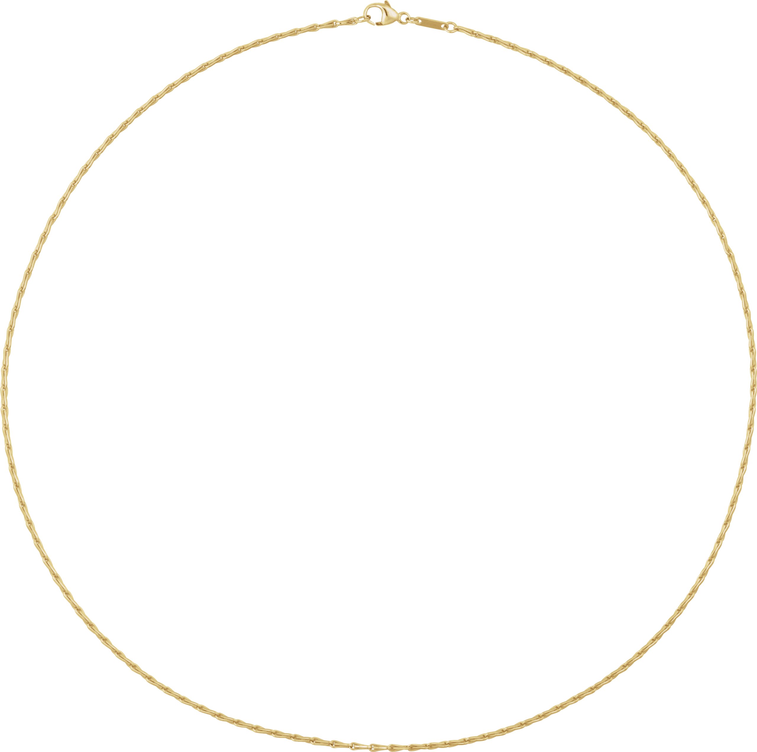 14K Yellow 1.5 mm Barleycorn 20" Chain