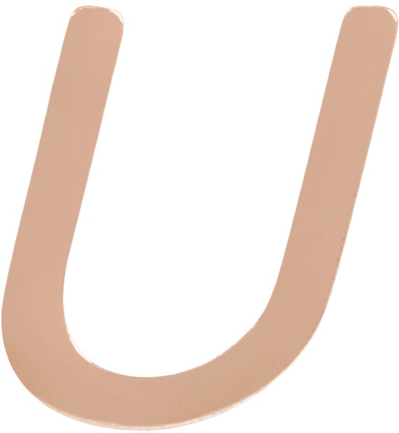 Italic Sans Serif Initial Trim