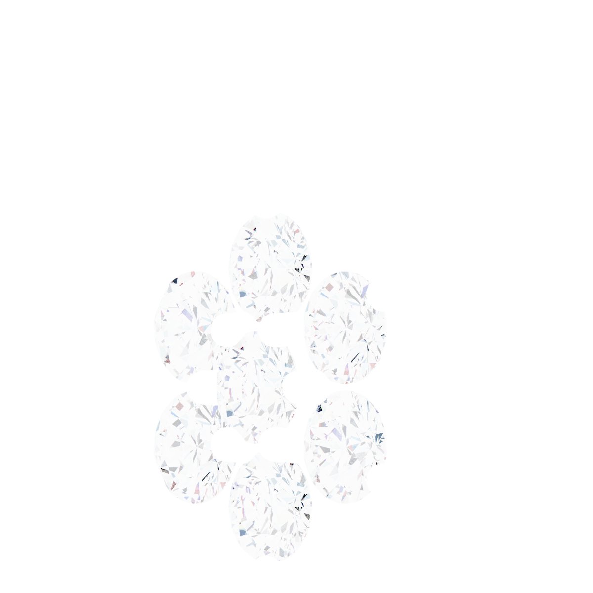 1 CTW Natural Diamond Cluster Pendant view 2