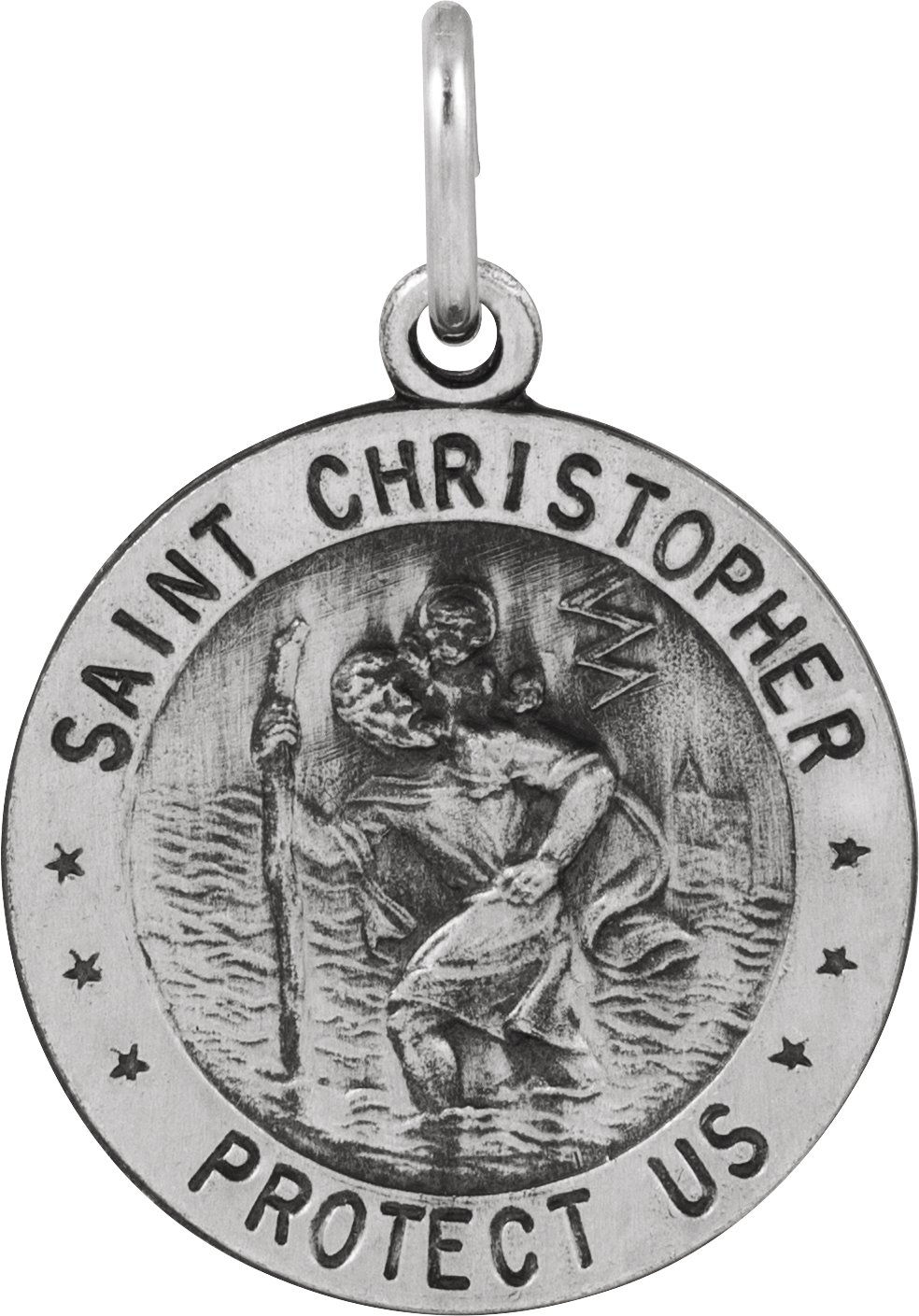 Reversible U.S. Army/St. Christopher Medal Necklace or Pendant