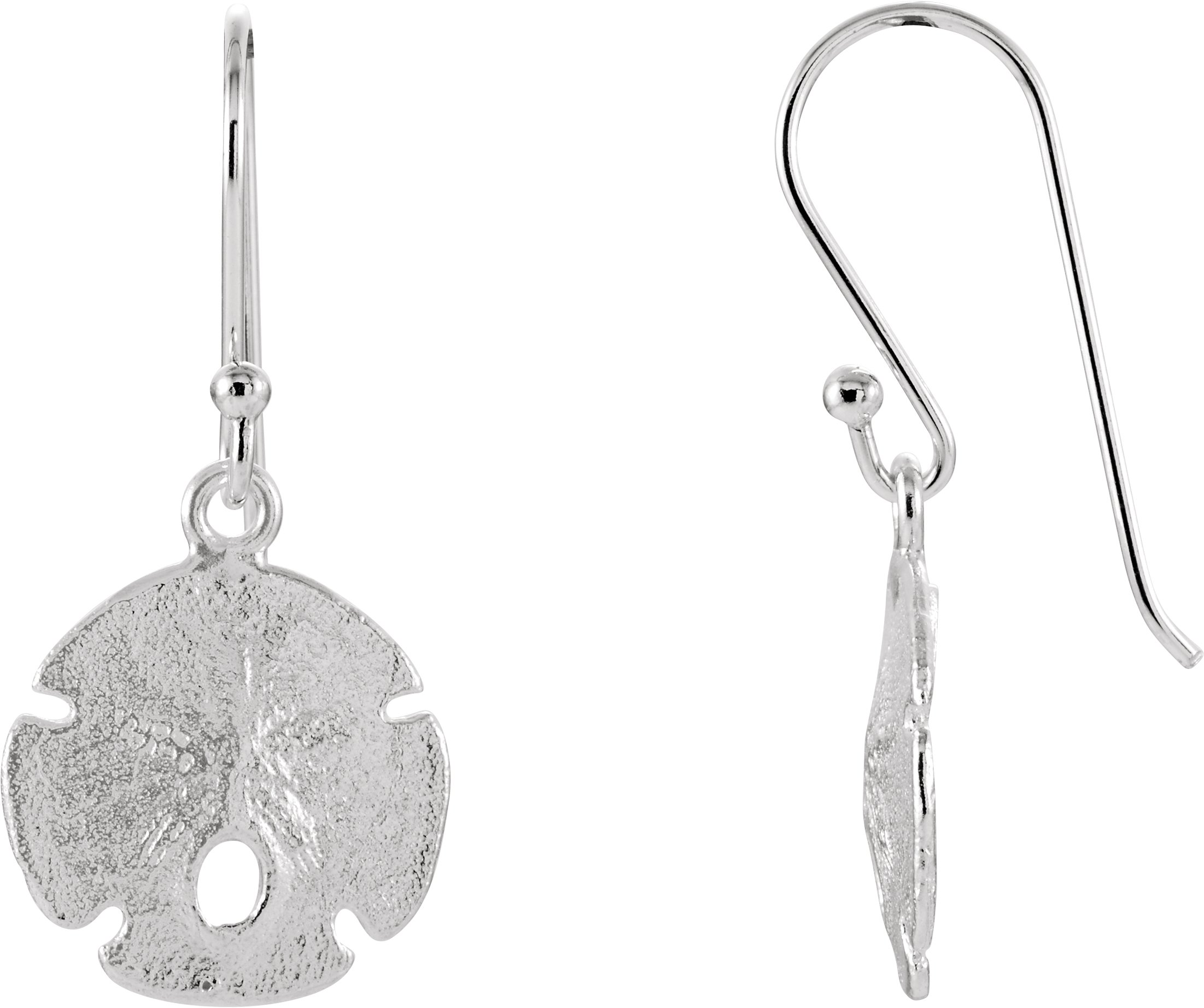 Metal Fashion | Sand Dollar Earrings