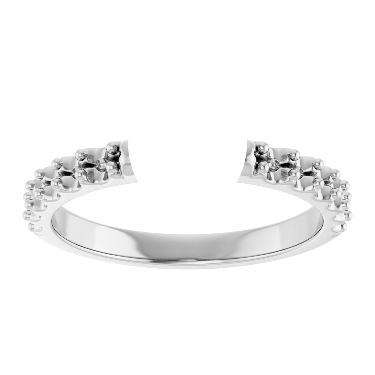 8x6 mm Natural Aquamarine Bezel-Set Ring view 3